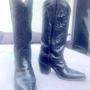 Dan Post Leather Maria Tall Boots 5.5 fits 6.0